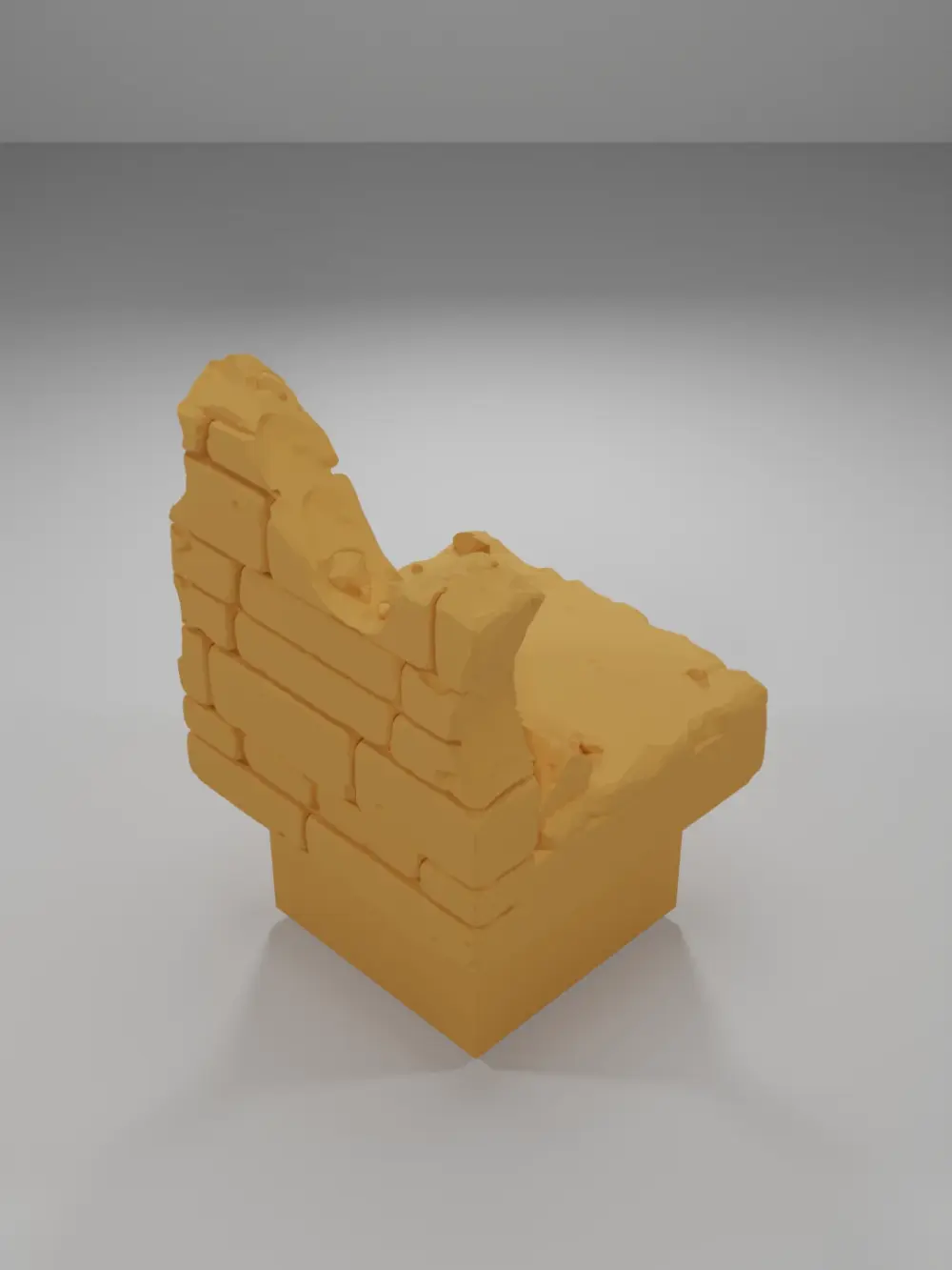 Ruined Wall - Ramparts & Ruins - Dungeon Blocks