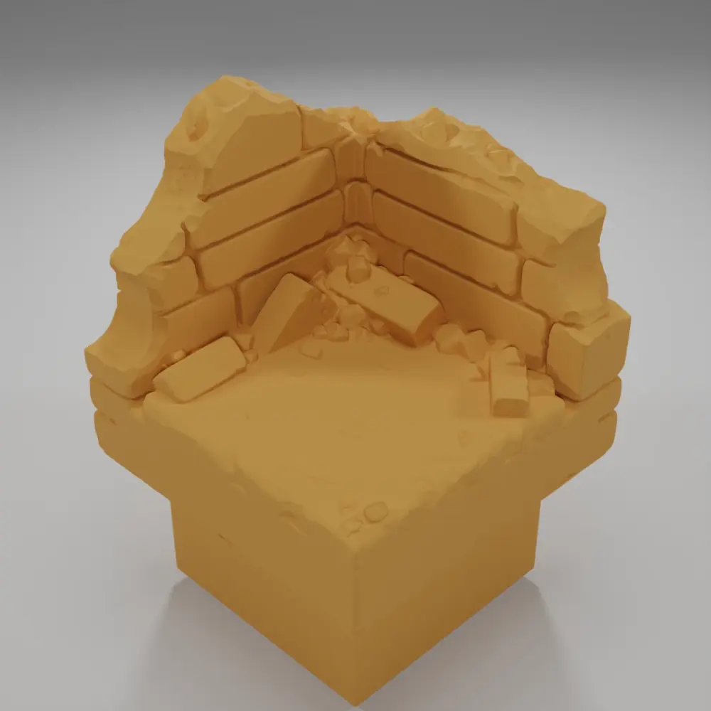 Ruined Angle - Ramparts & Ruins - Dungeon Blocks