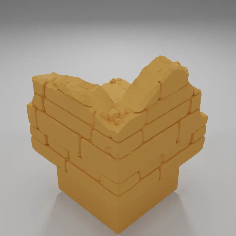 Ruined Angle - Ramparts & Ruins - Dungeon Blocks
