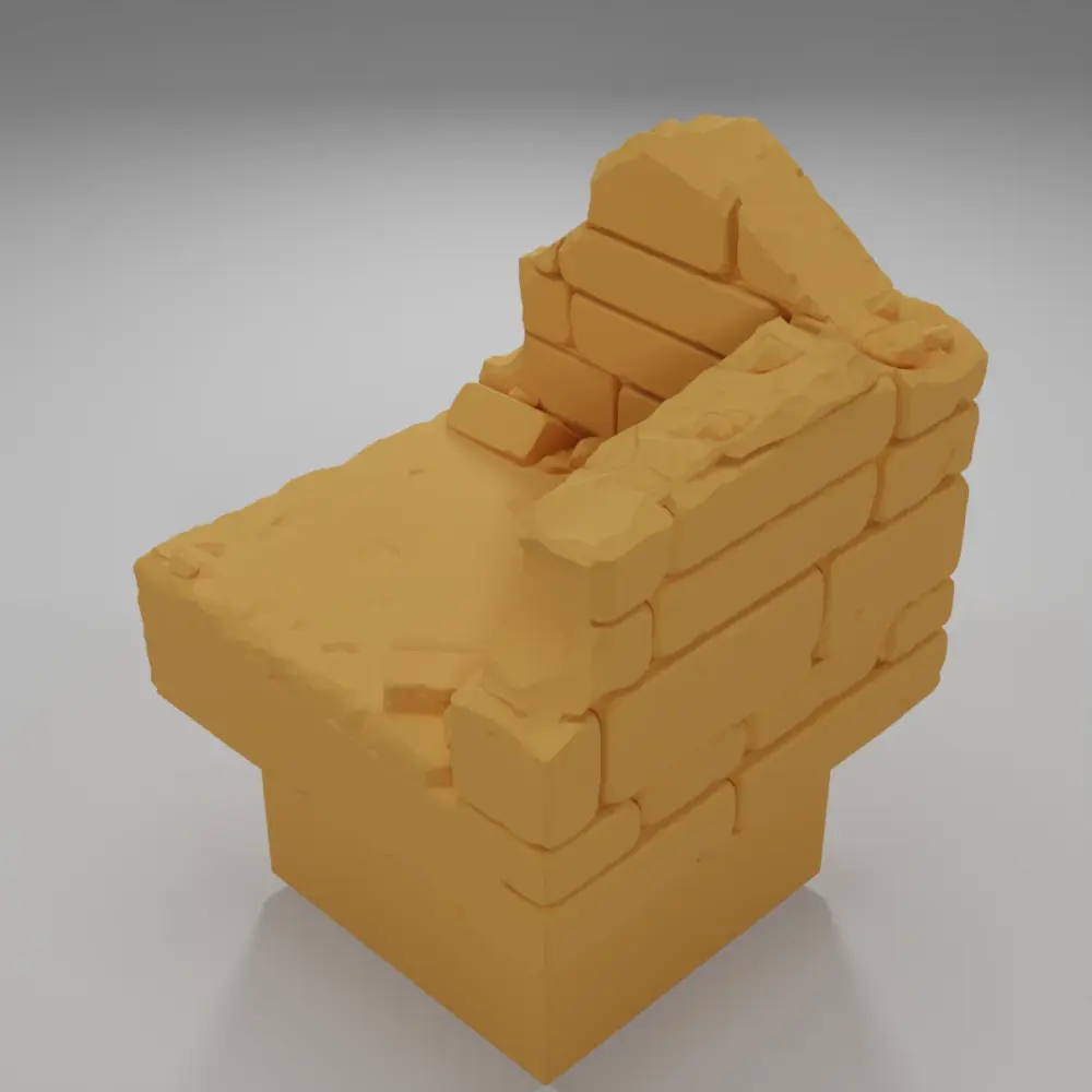 Ruined Angle - Ramparts & Ruins - Dungeon Blocks