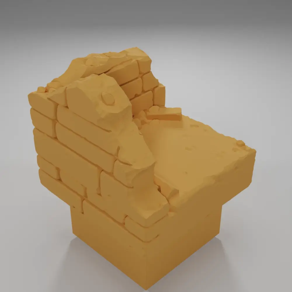 Ruined Angle - Ramparts & Ruins - Dungeon Blocks