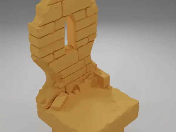 Ruined Tall Angle Key - Ramparts & Ruins - Dungeon Blocks