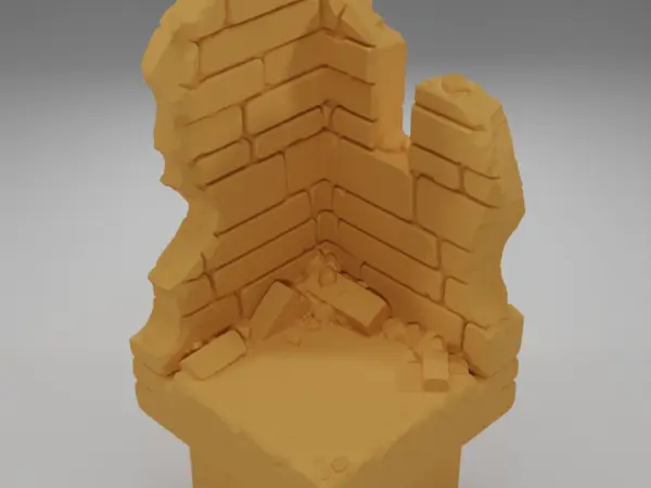 Advanced Ramparts Angle Stairs Down - Ramparts & Ruins - Dungeon Blocks