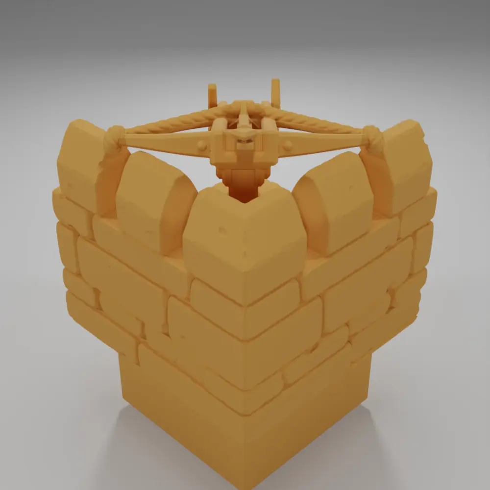 Loaded Crossbow Angle - Ramparts & Ruins - Dungeon Blocks