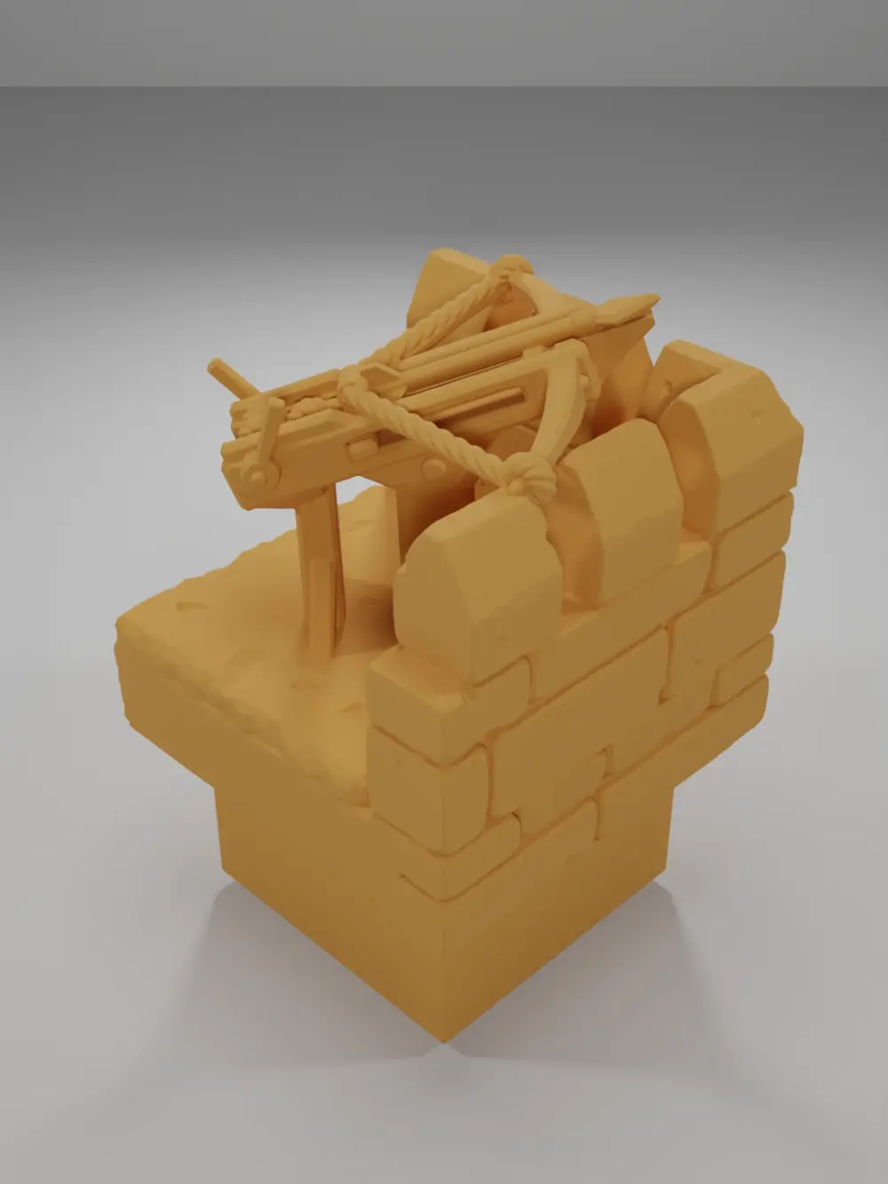 Loaded Crossbow Angle - Ramparts & Ruins - Dungeon Blocks