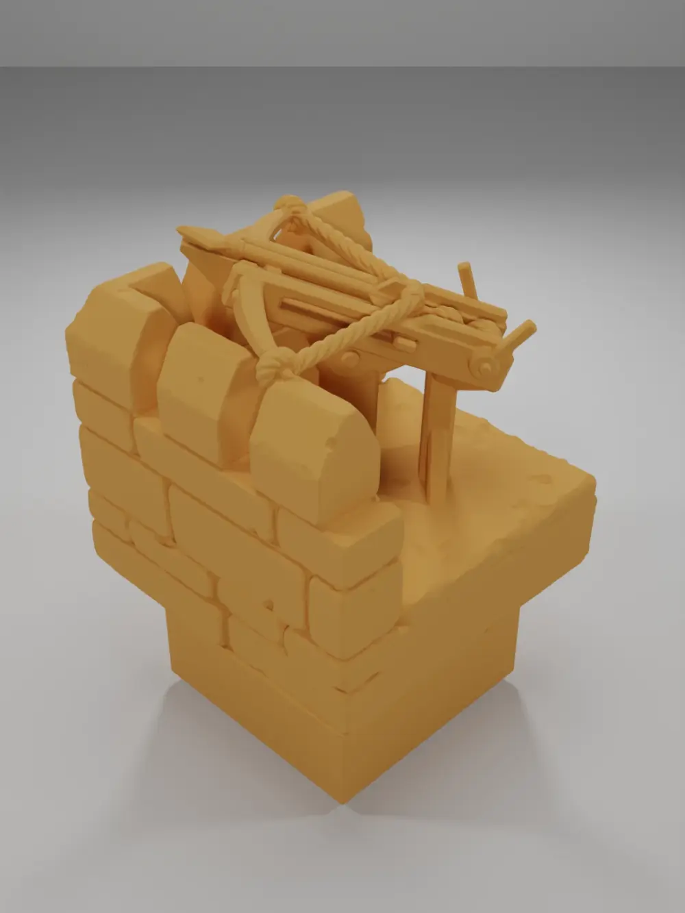 Loaded Crossbow Angle - Ramparts & Ruins - Dungeon Blocks