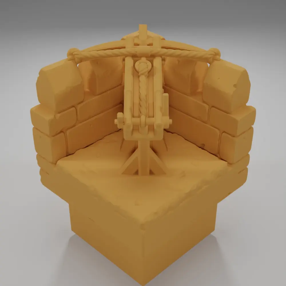 Unloaded Crossbow Angle - Ramparts & Ruins - Dungeon Blocks