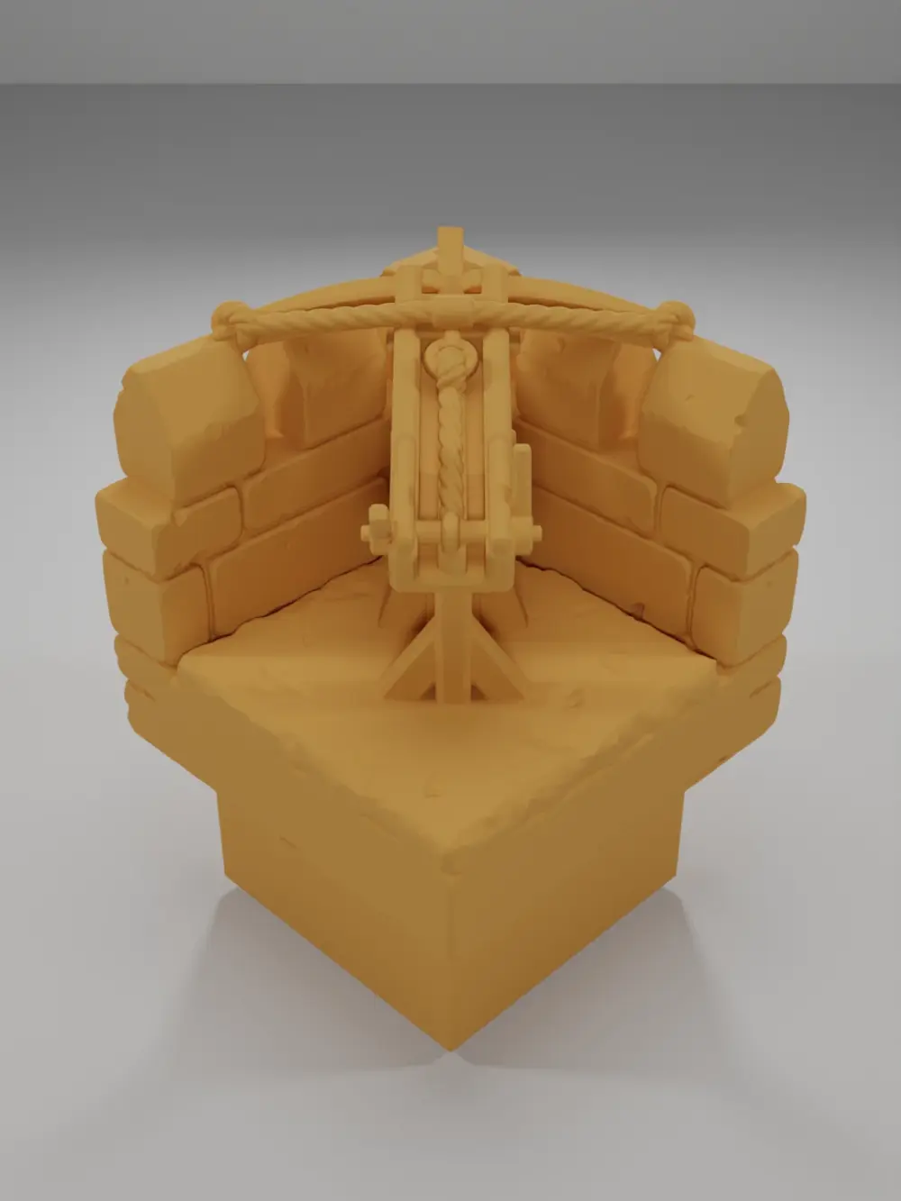 Unloaded Crossbow Angle - Ramparts & Ruins - Dungeon Blocks
