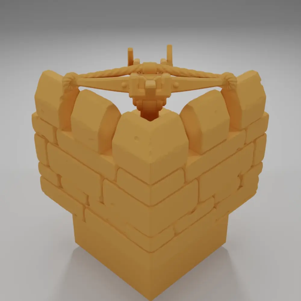 Unloaded Crossbow Angle - Ramparts & Ruins - Dungeon Blocks