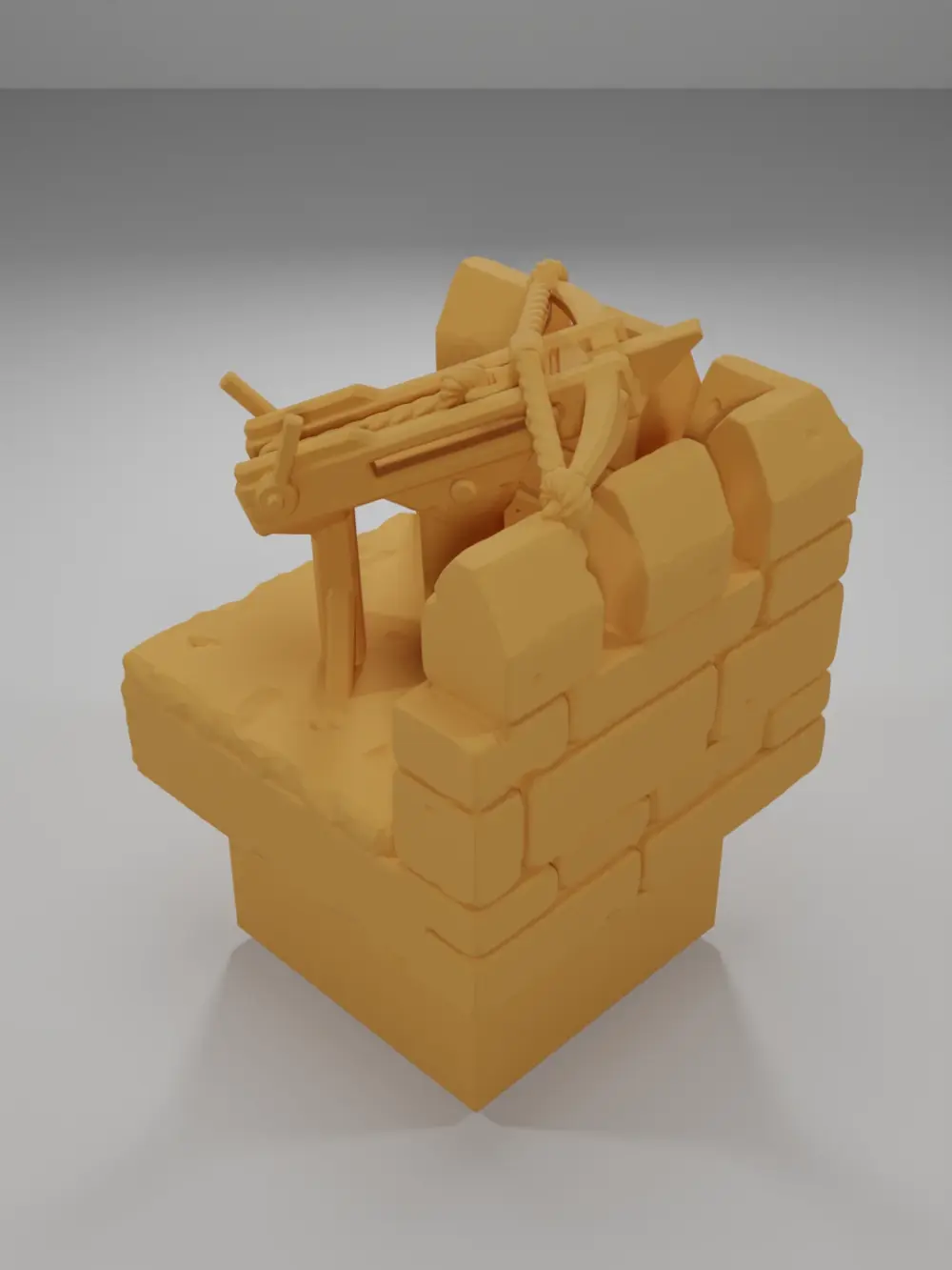Unloaded Crossbow Angle - Ramparts & Ruins - Dungeon Blocks