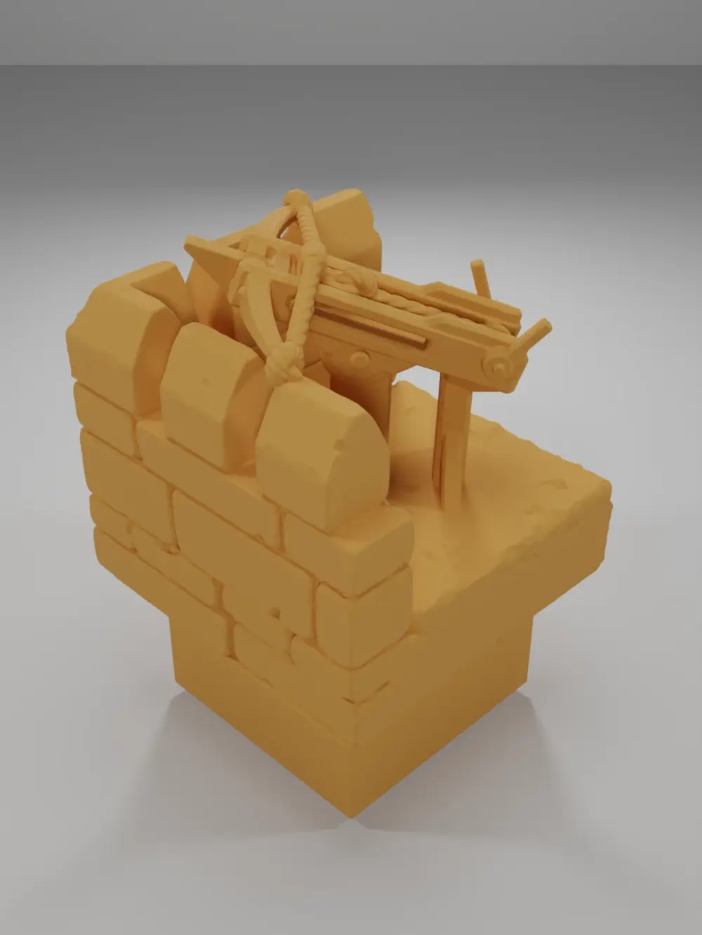 Unloaded Crossbow Angle - Ramparts & Ruins - Dungeon Blocks