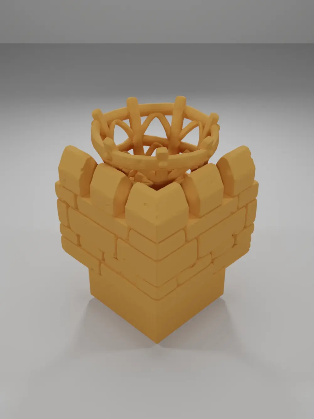 Angle Rampart Unlit Brazier - Ramparts & Ruins - Dungeon Blocks
