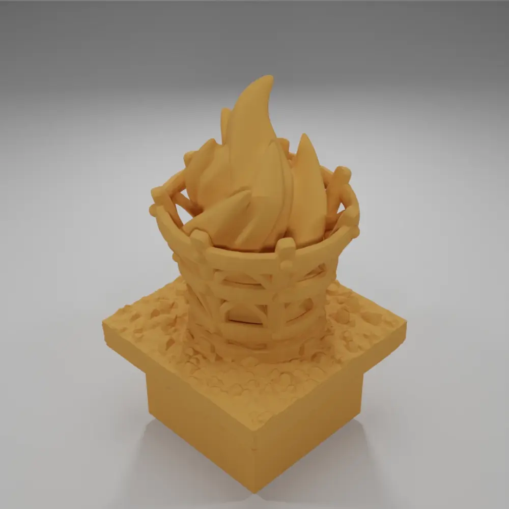 Lit Brazier - Ramparts & Ruins - Dungeon Blocks