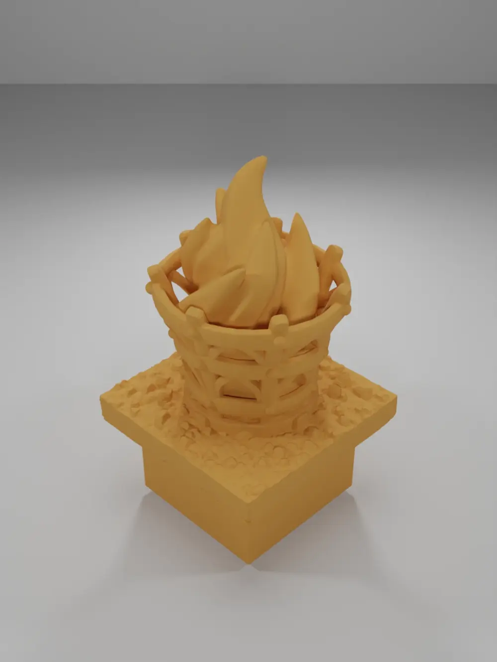 Lit Brazier - Ramparts & Ruins - Dungeon Blocks