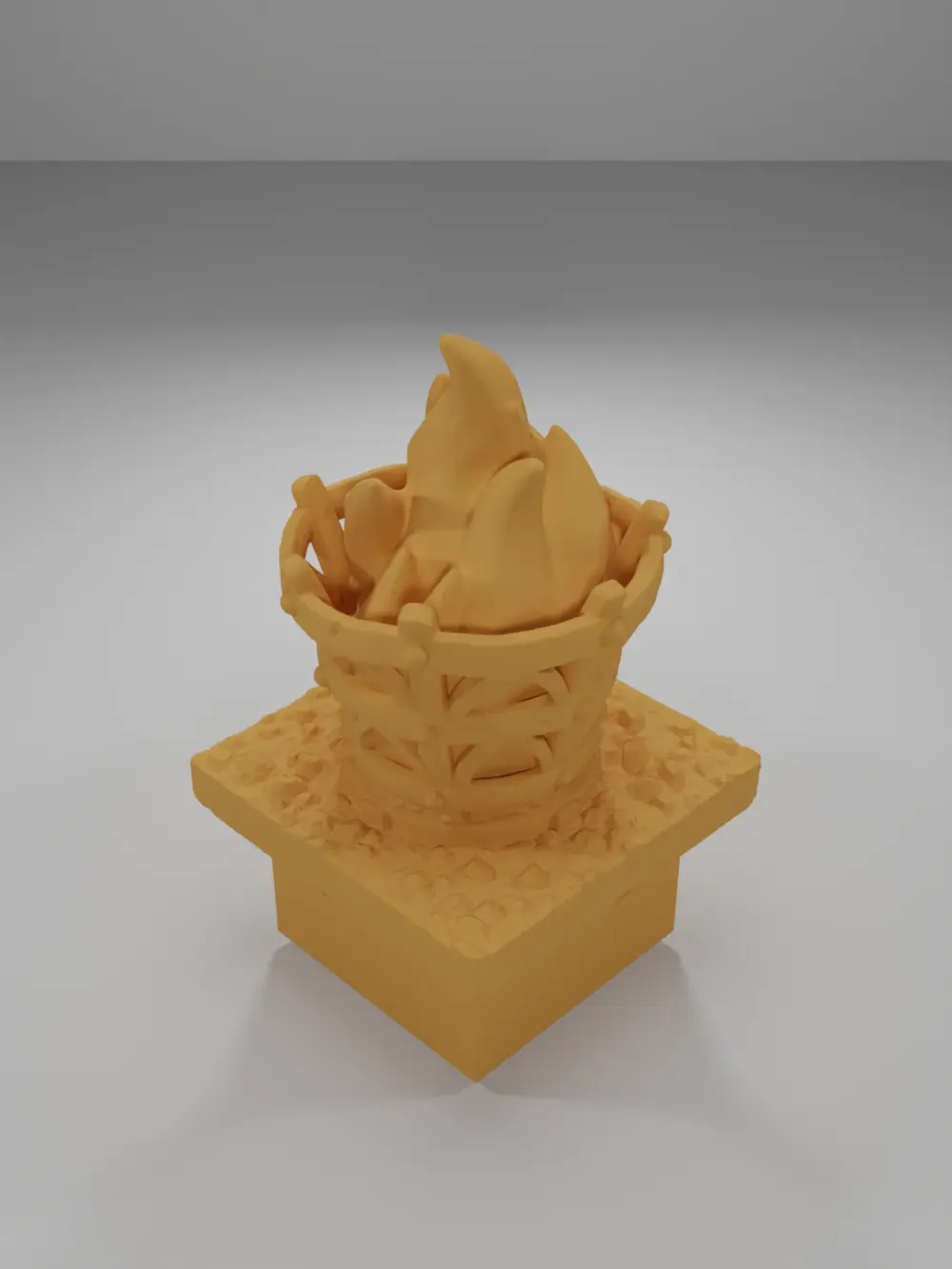 Lit Brazier - Ramparts & Ruins - Dungeon Blocks