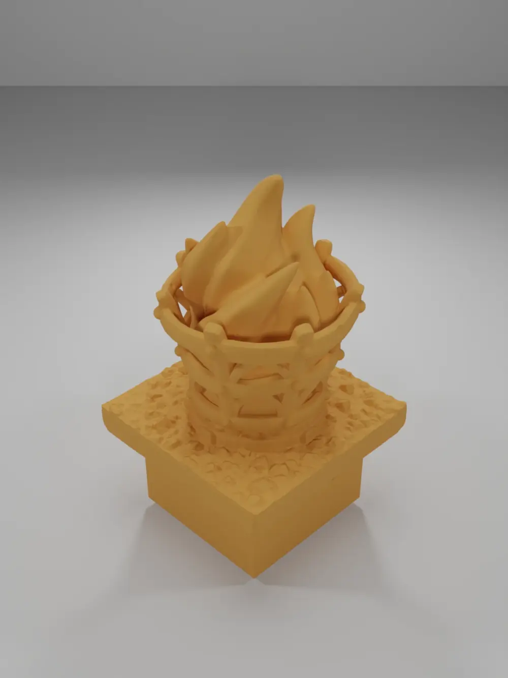 Lit Brazier - Ramparts & Ruins - Dungeon Blocks