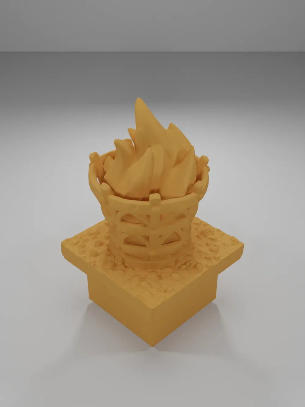 Lit Brazier - Ramparts & Ruins - Dungeon Blocks