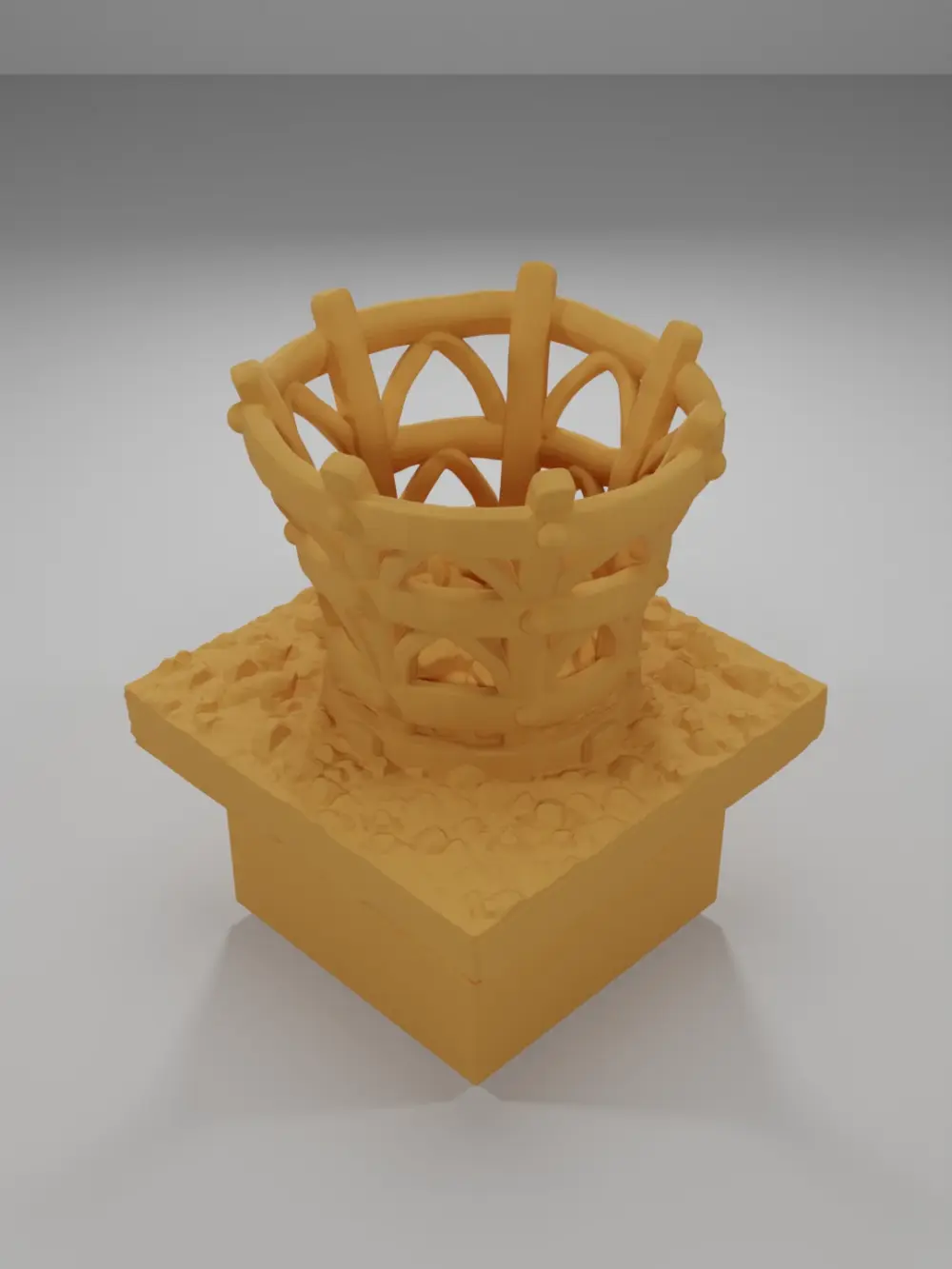Unlit Brazier - Ramparts & Ruins - Dungeon Blocks