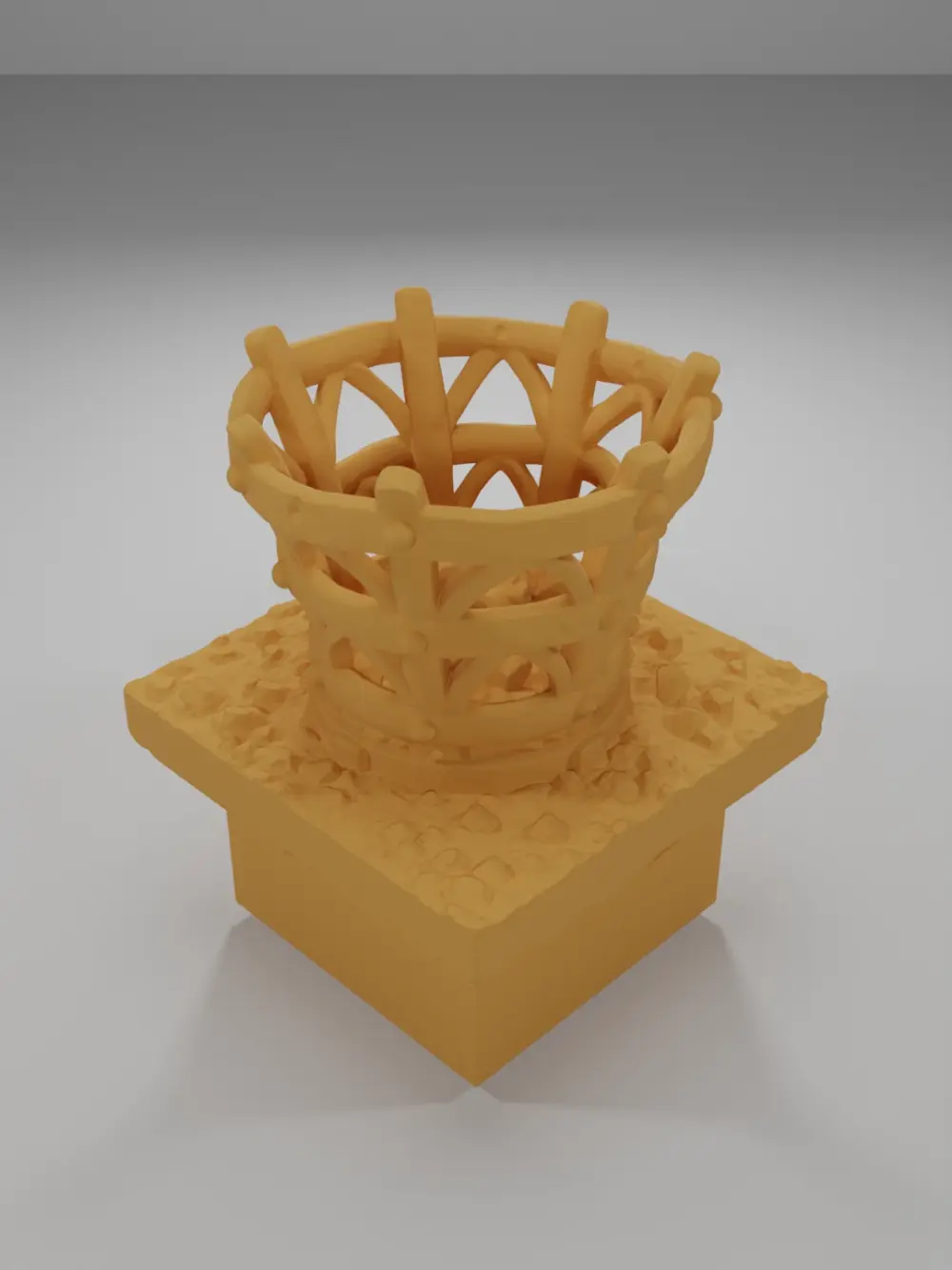 Unlit Brazier - Ramparts & Ruins - Dungeon Blocks