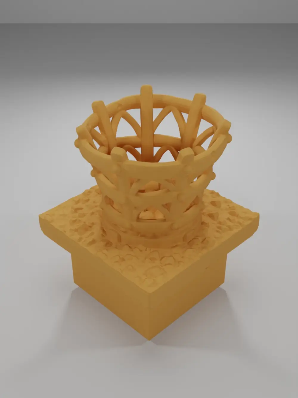 Unlit Brazier - Ramparts & Ruins - Dungeon Blocks