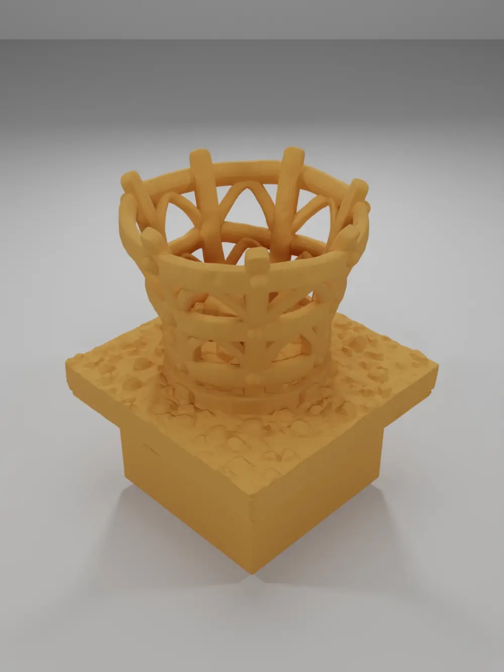 Unlit Brazier - Ramparts & Ruins - Dungeon Blocks