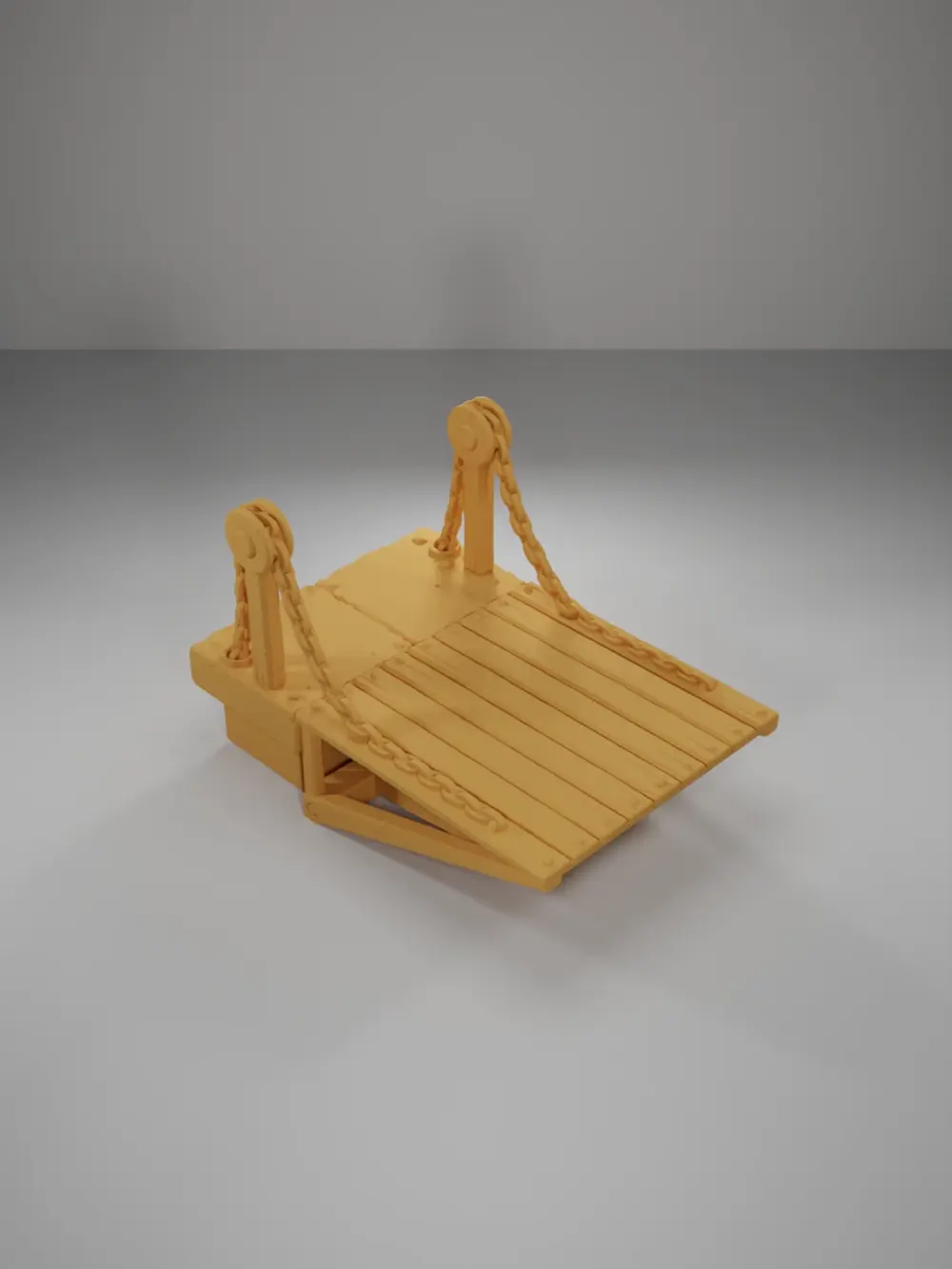 Tower Lowered Drawbridge - Ramparts & Ruins - Dungeon Blocks