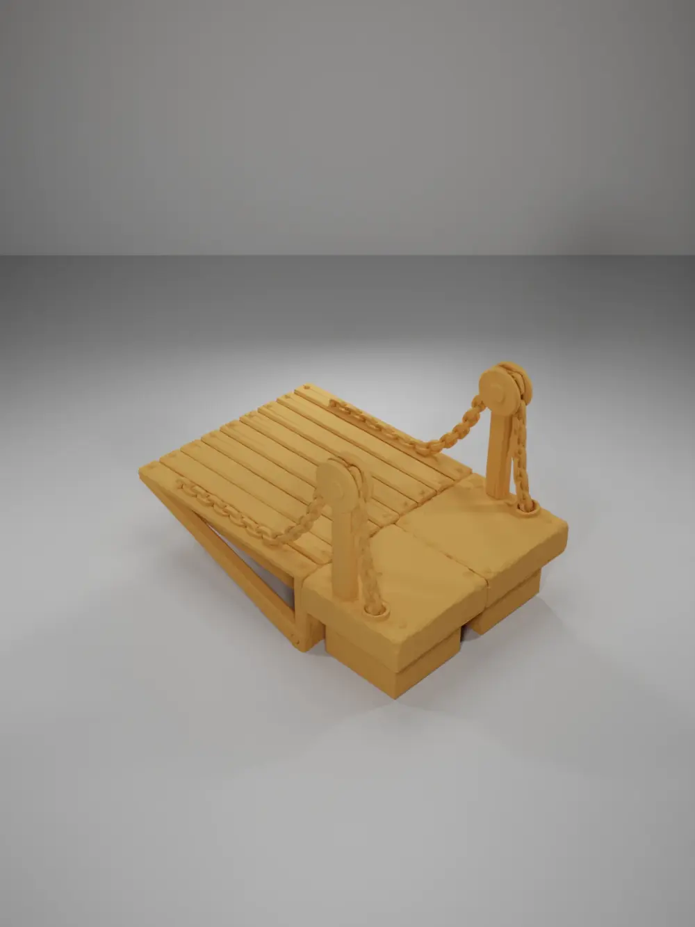 Tower Lowered Drawbridge - Ramparts & Ruins - Dungeon Blocks