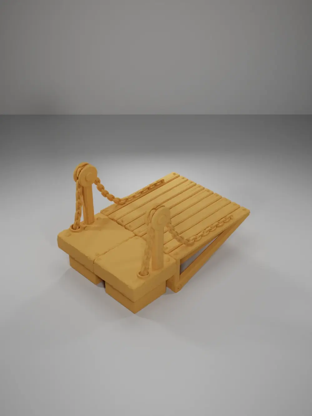 Tower Lowered Drawbridge - Ramparts & Ruins - Dungeon Blocks