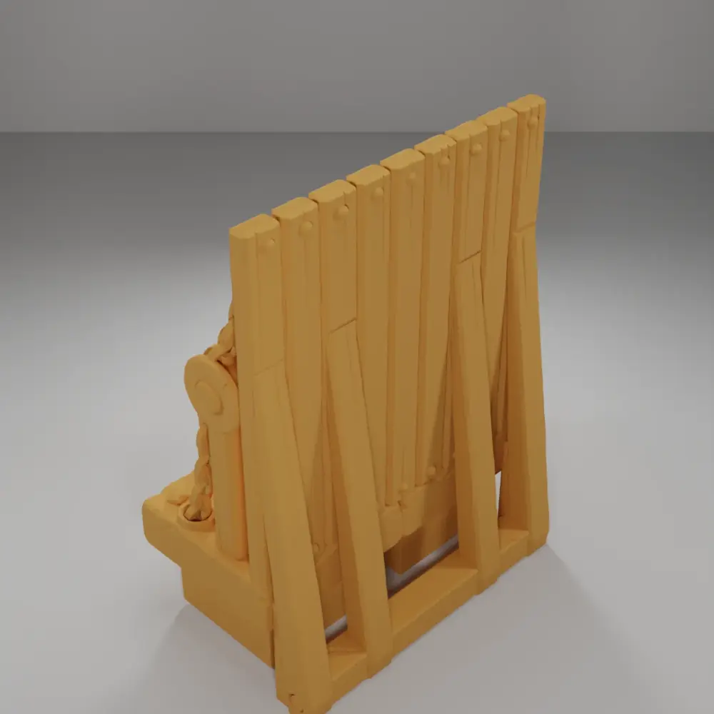 Tower Raised Drawbridge - Ramparts & Ruins - Dungeon Blocks