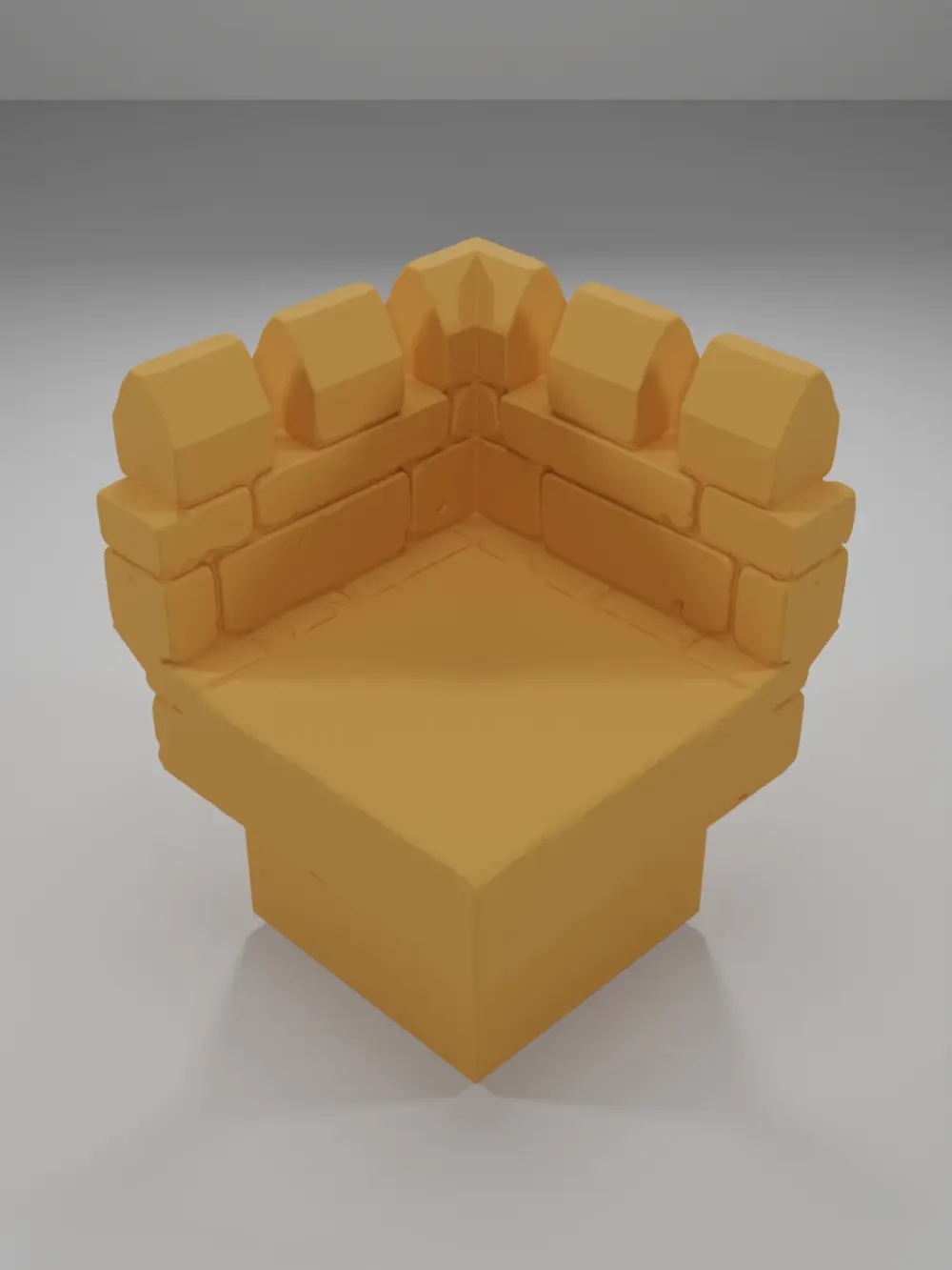 Advanced Ramparts Angle - Ramparts & Ruins - Dungeon Blocks