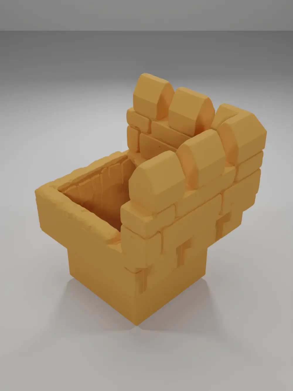 Advanced Ramparts Angle Ladder Down - Ramparts & Ruins - Dungeon Blocks