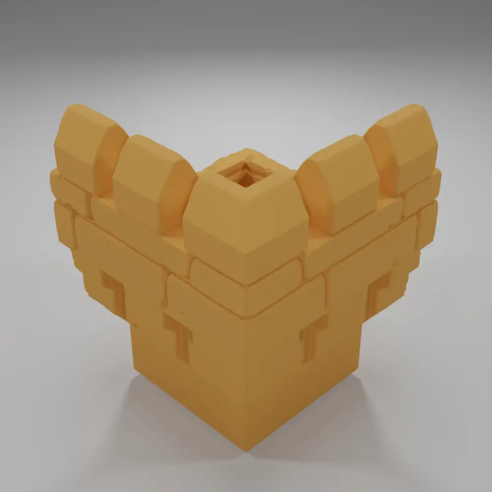 Advanced Ramparts Angle Ladder Down - Ramparts & Ruins - Dungeon Blocks