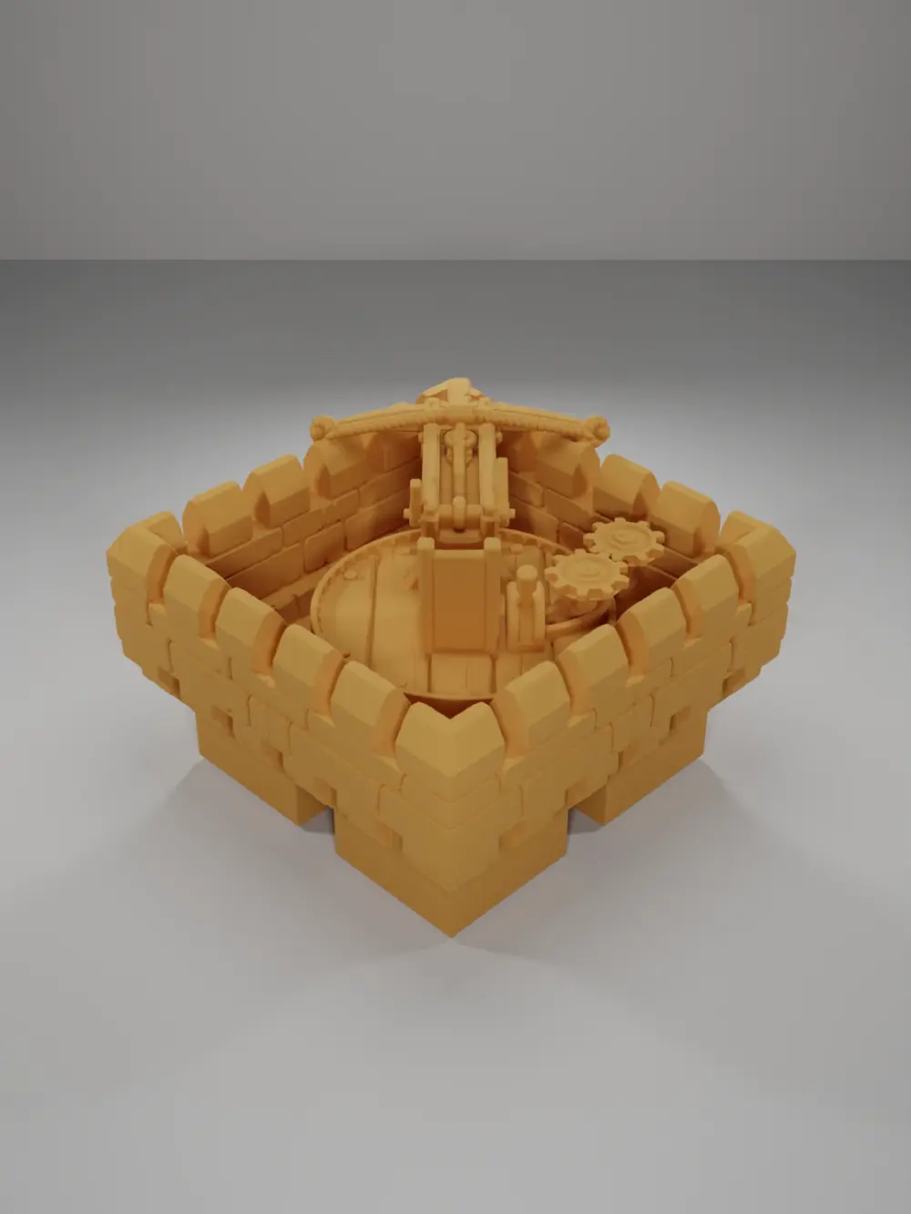 Unloaded Giant Crossbow - Ramparts & Ruins - Dungeon Blocks