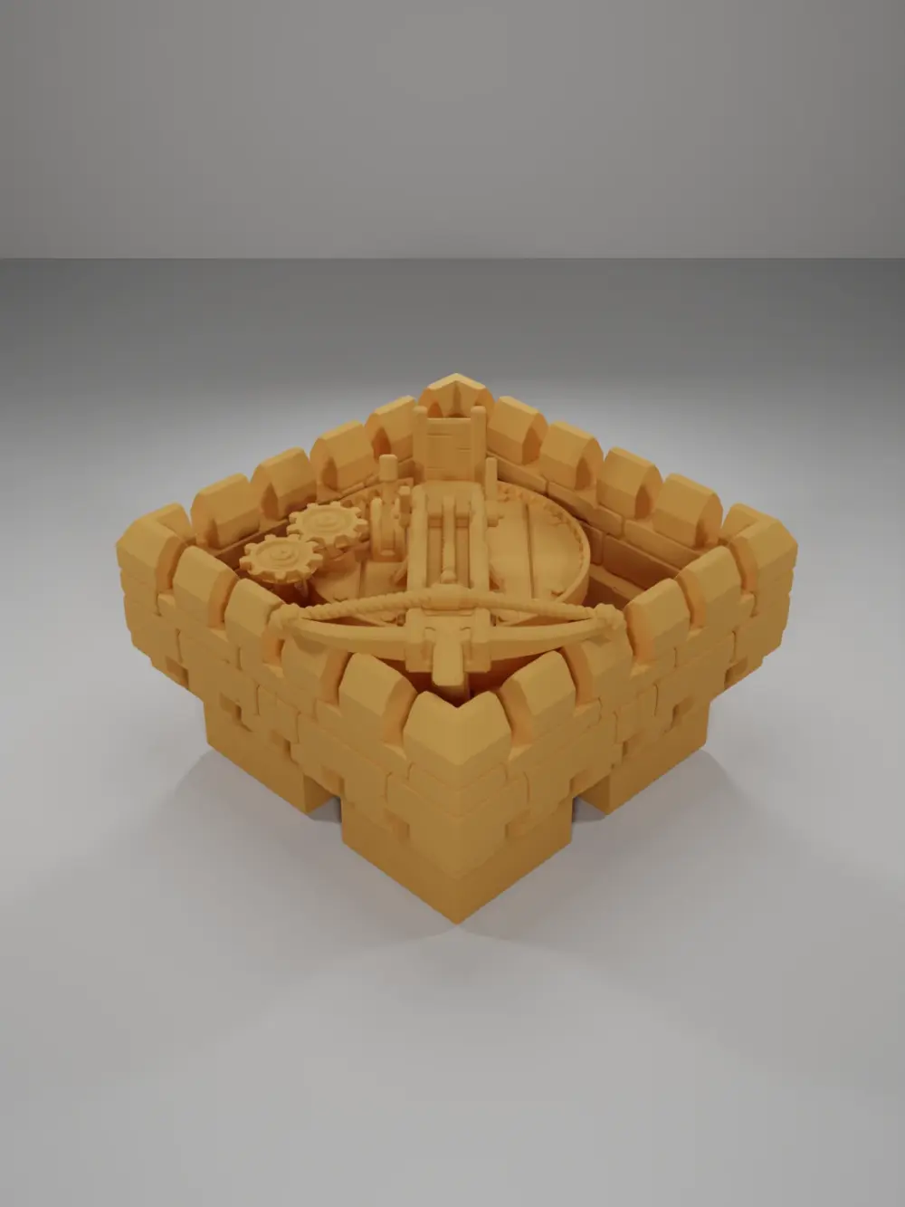 Unloaded Giant Crossbow - Ramparts & Ruins - Dungeon Blocks