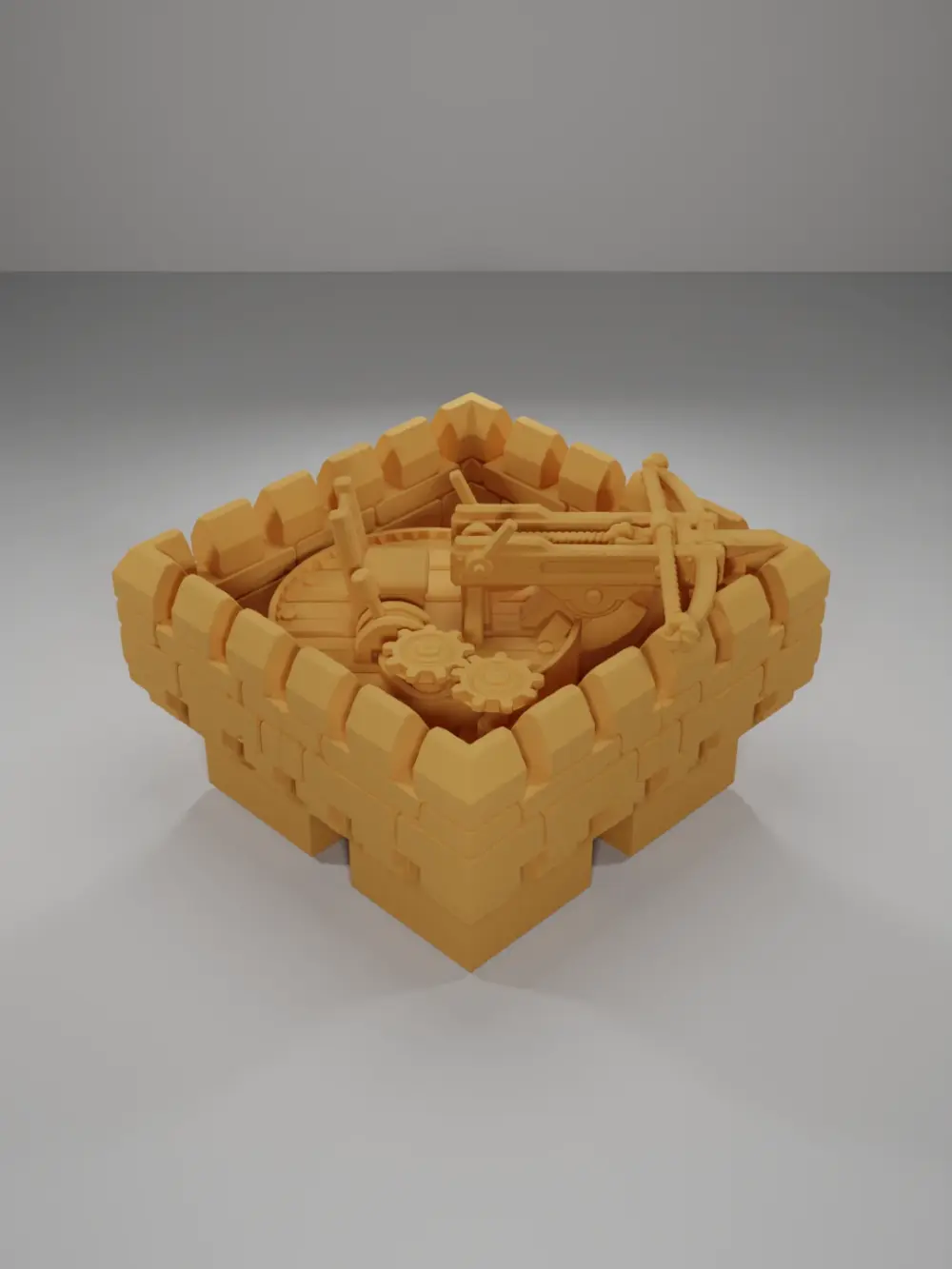 Unloaded Giant Crossbow - Ramparts & Ruins - Dungeon Blocks