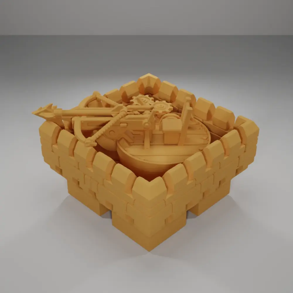 Loaded Giant Crossbow - Ramparts & Ruins - Dungeon Blocks