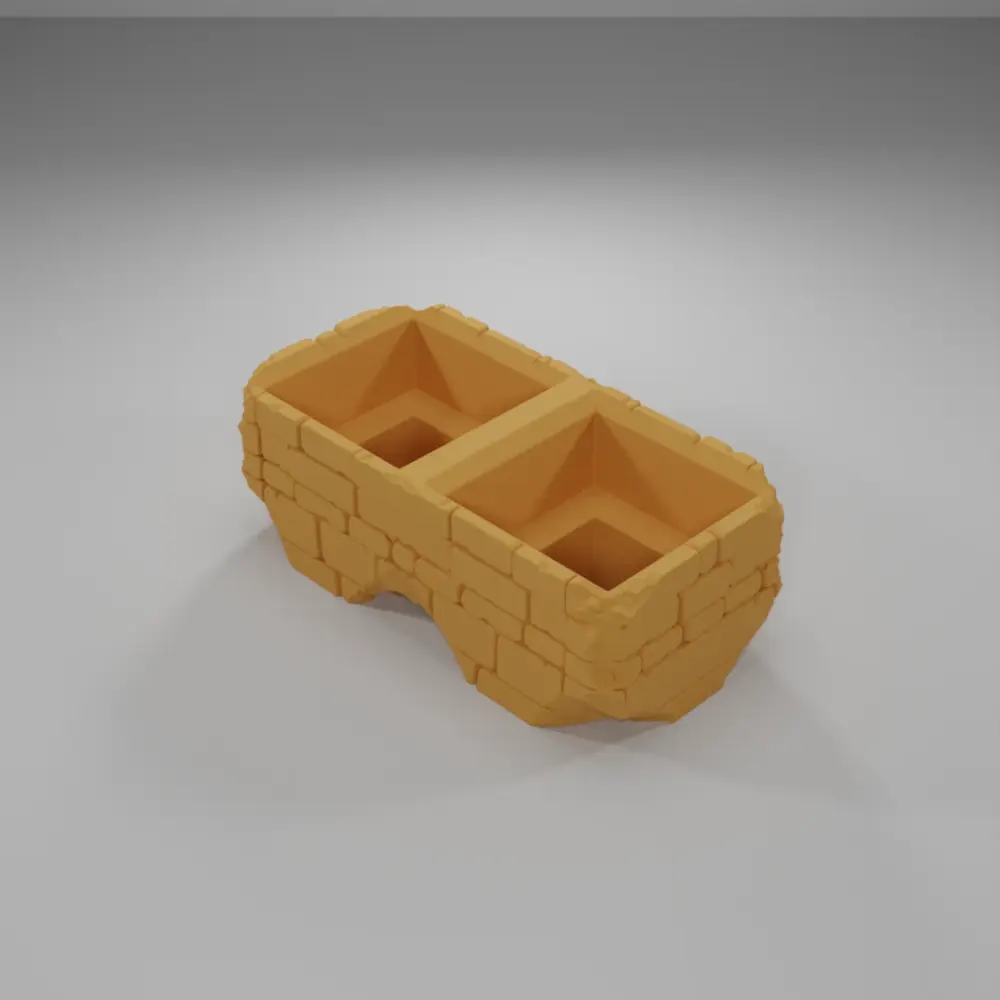 Level Grid Ruins 1X2 - Ramparts & Ruins - Grid