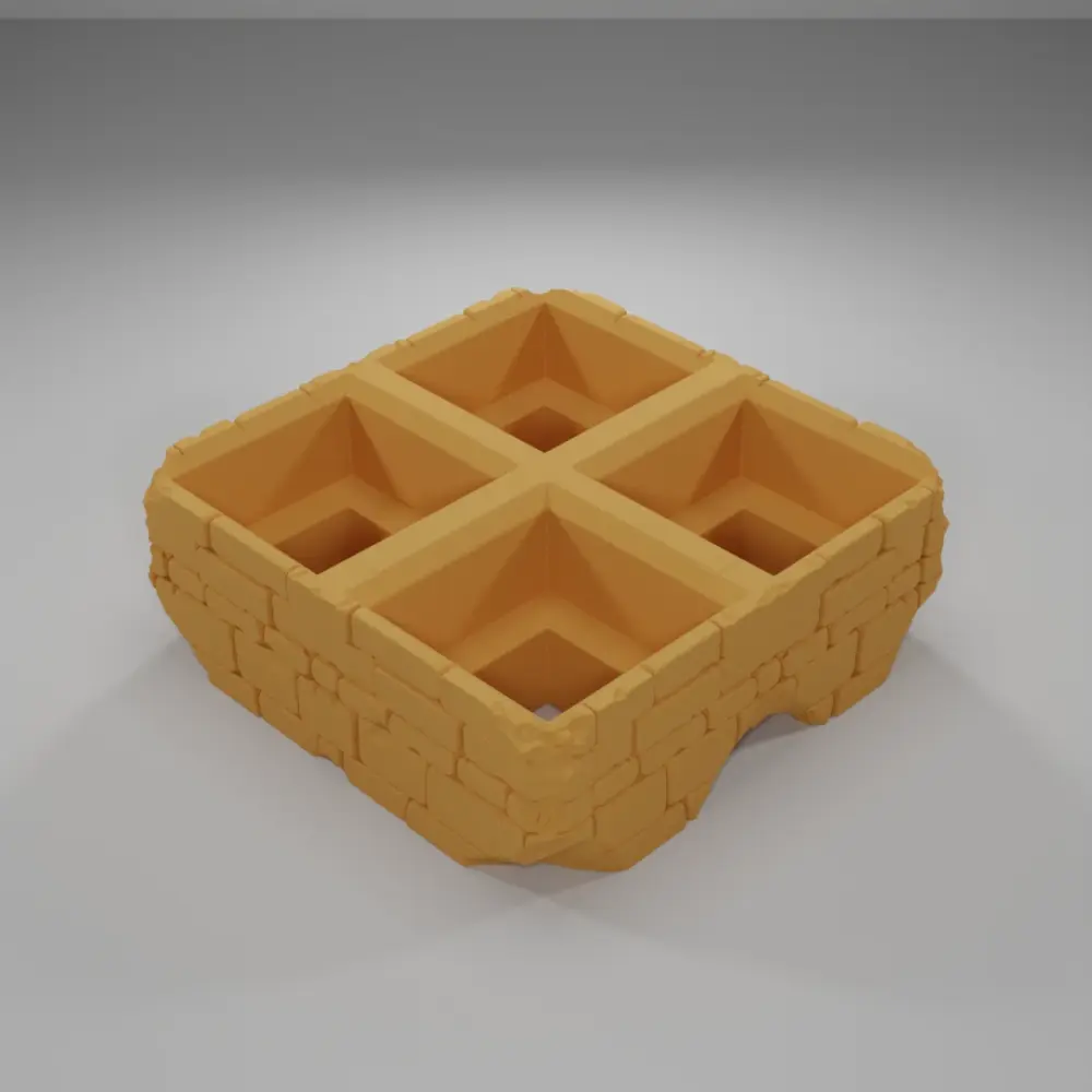 Level Grid Ruins 2X2 - Ramparts & Ruins - Grid