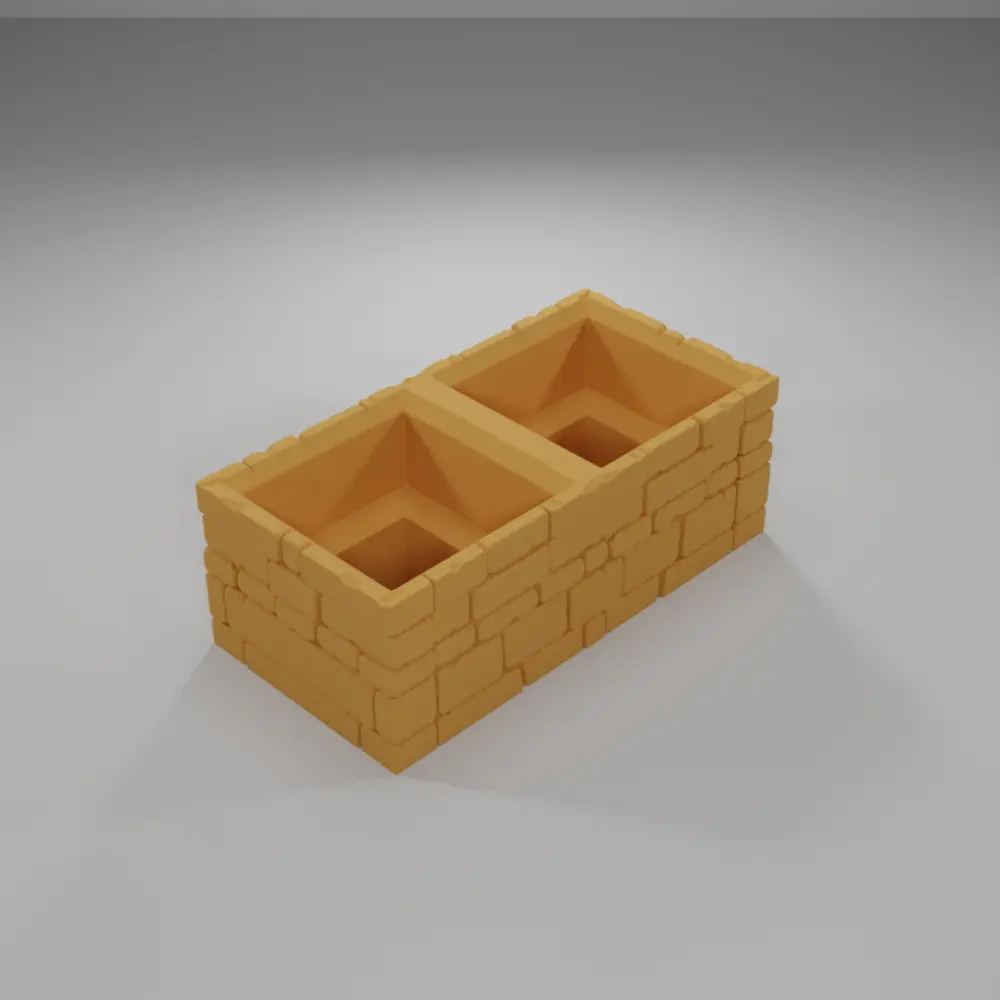 Level Grid 1X2 - Ramparts & Ruins - Grid