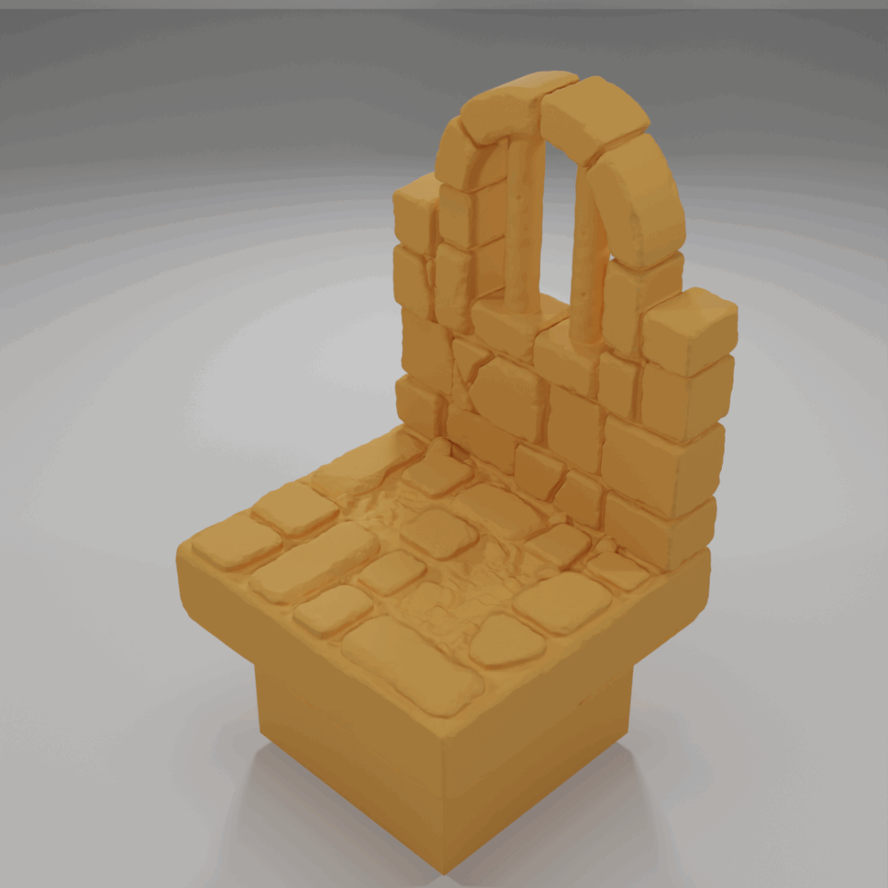 Wall Window - The Ultimate Dungeon - Dungeon Blocks - UD-004-NL