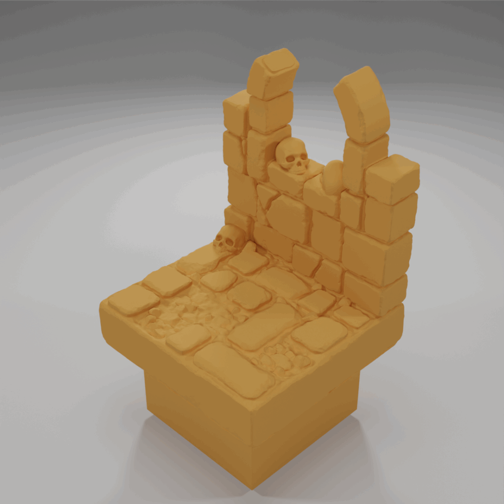 Wall Window Broken - The Ultimate Dungeon - Dungeon Blocks - UD-005-NL