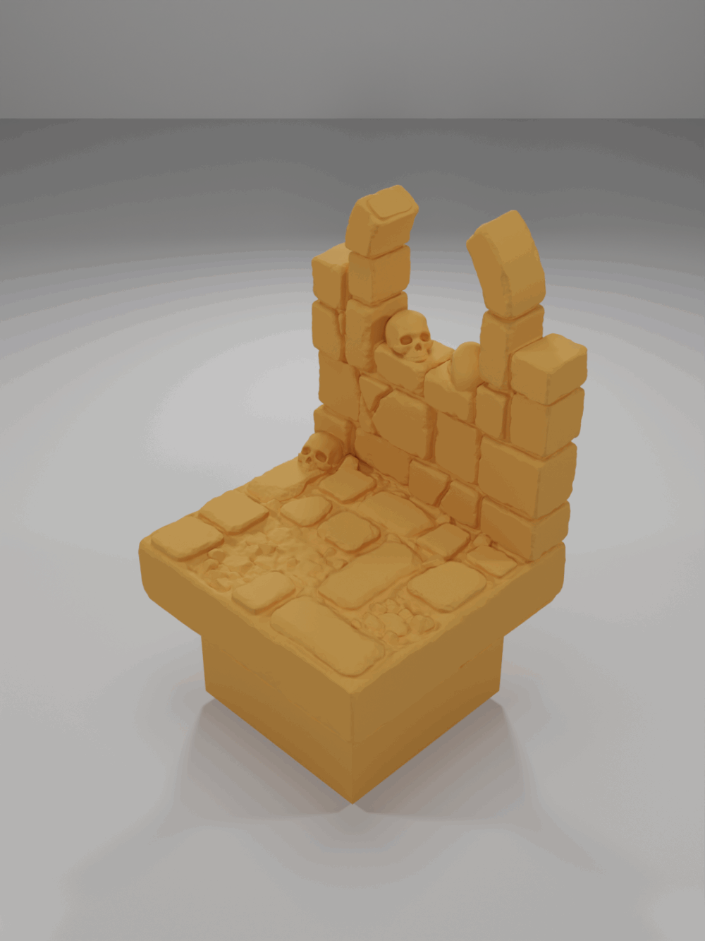 Wall Window Broken - The Ultimate Dungeon - Dungeon Blocks - UD-005-NL