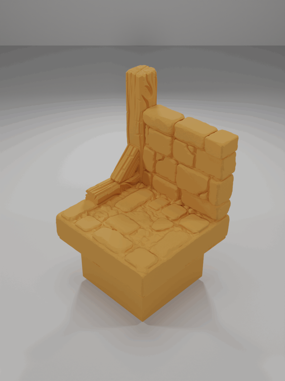 Wall Wood - The Ultimate Dungeon - Dungeon Blocks - UD-006-NL