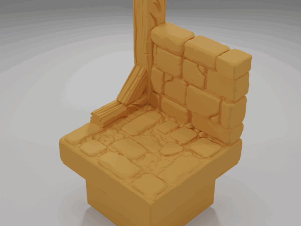 Level - Medieval Town Part 1 - Dungeon Blocks - MT1-086-NL