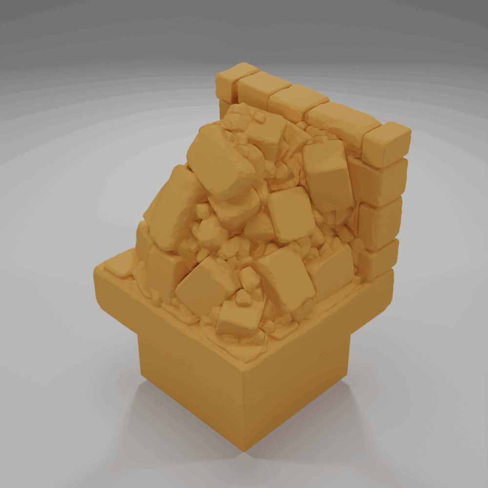 Wall Debris- The Ultimate Dungeon - Dungeon Blocks - UD-009-NL