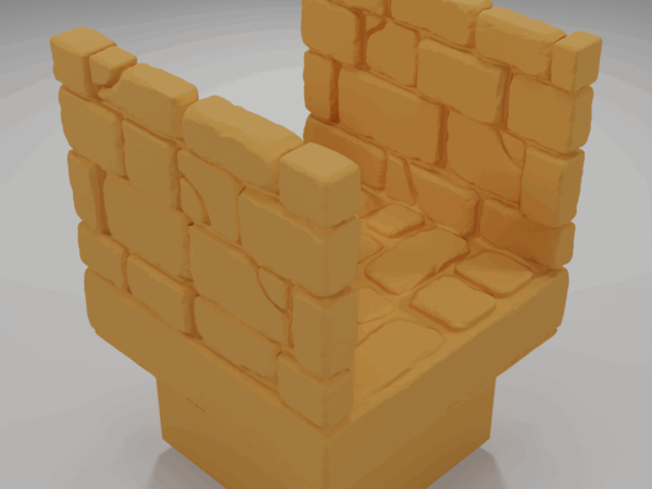 Level - Medieval Town Part 1 - Dungeon Blocks - MT1-086-NL