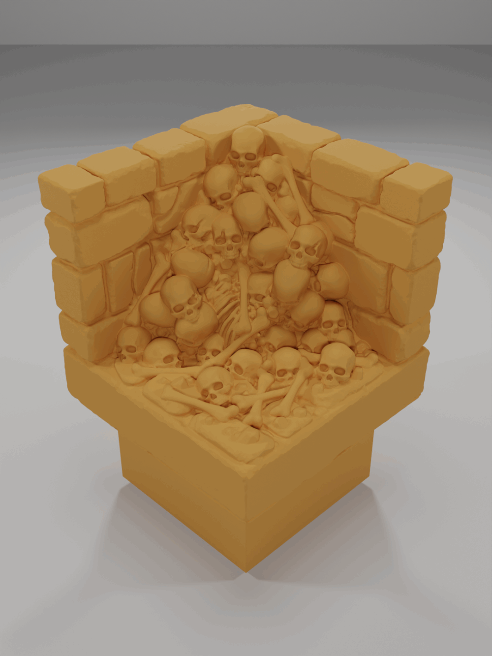 Angle Skulls - The Ultimate Dungeon - Dungeon Blocks - UD-013-NL
