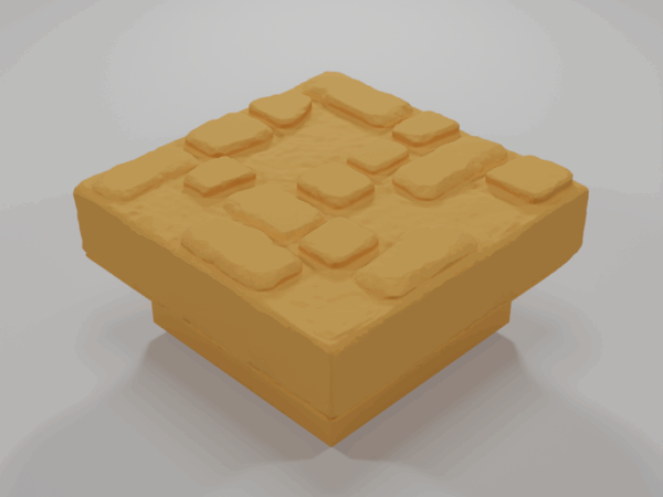 Ground 1 Corner - Mediaval Town Part 1 - Dungeon Blocks - MT-004