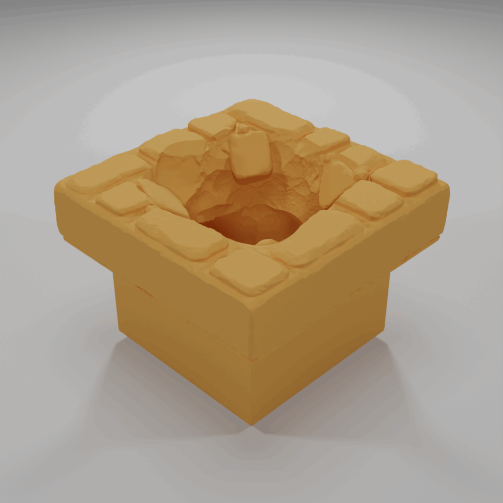 Ground Hole - The Ultimate Dungeon - Dungeon Blocks - UD-018-NL