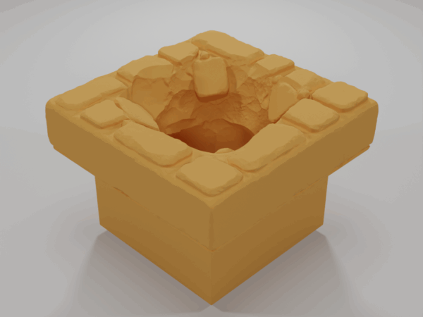 Roof Hole - Mediaval Town Part 1 - Dungeon Blocks - MT-115